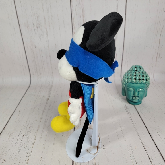 Hallmark Disney Mickey Mouse Super Hero Vintage Plush Stiffed Toy Small - Picture 6 of 12